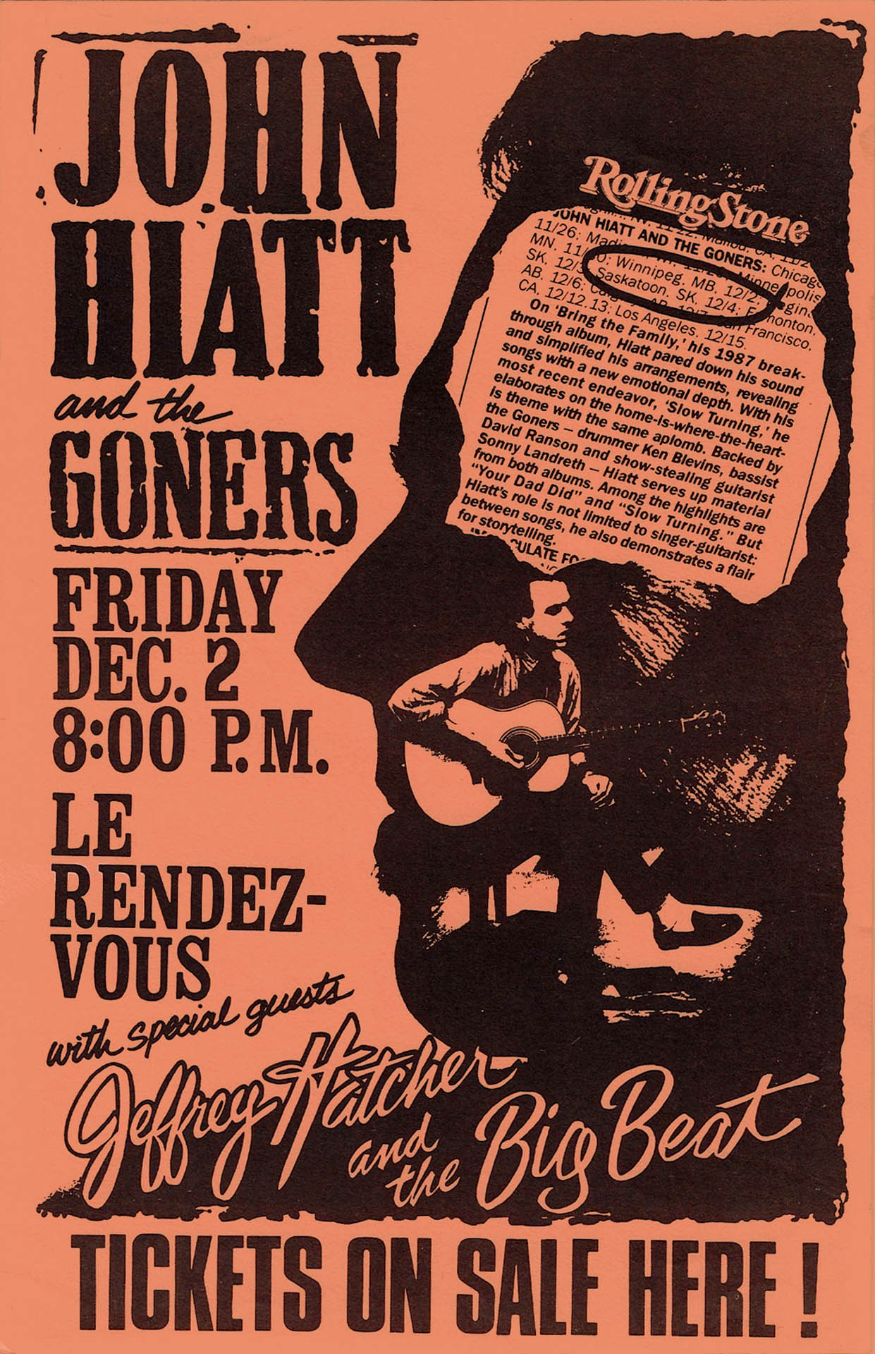 John Hiatt and the Gonners - 1988