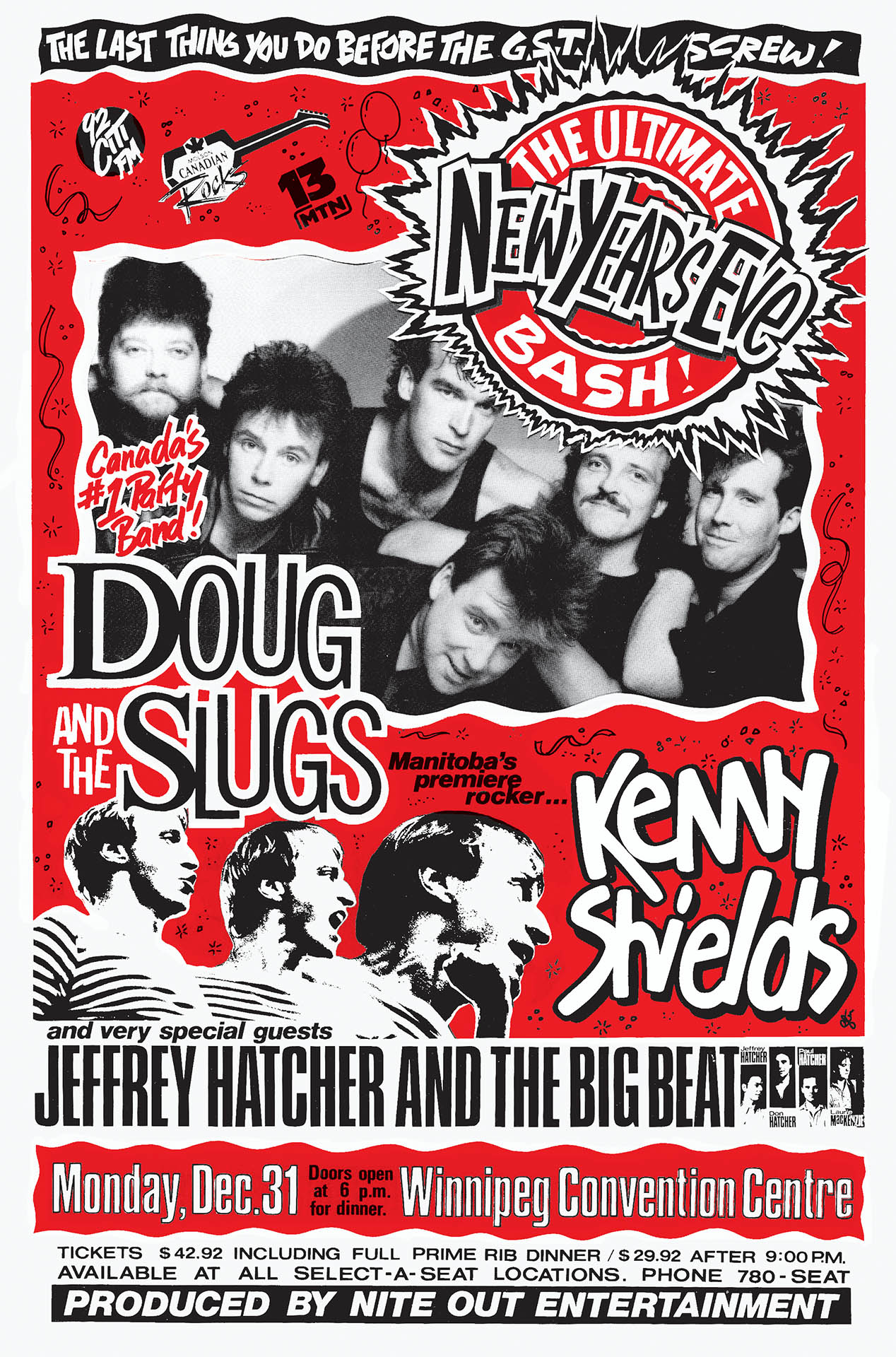 Doug and the Slugs - 1990