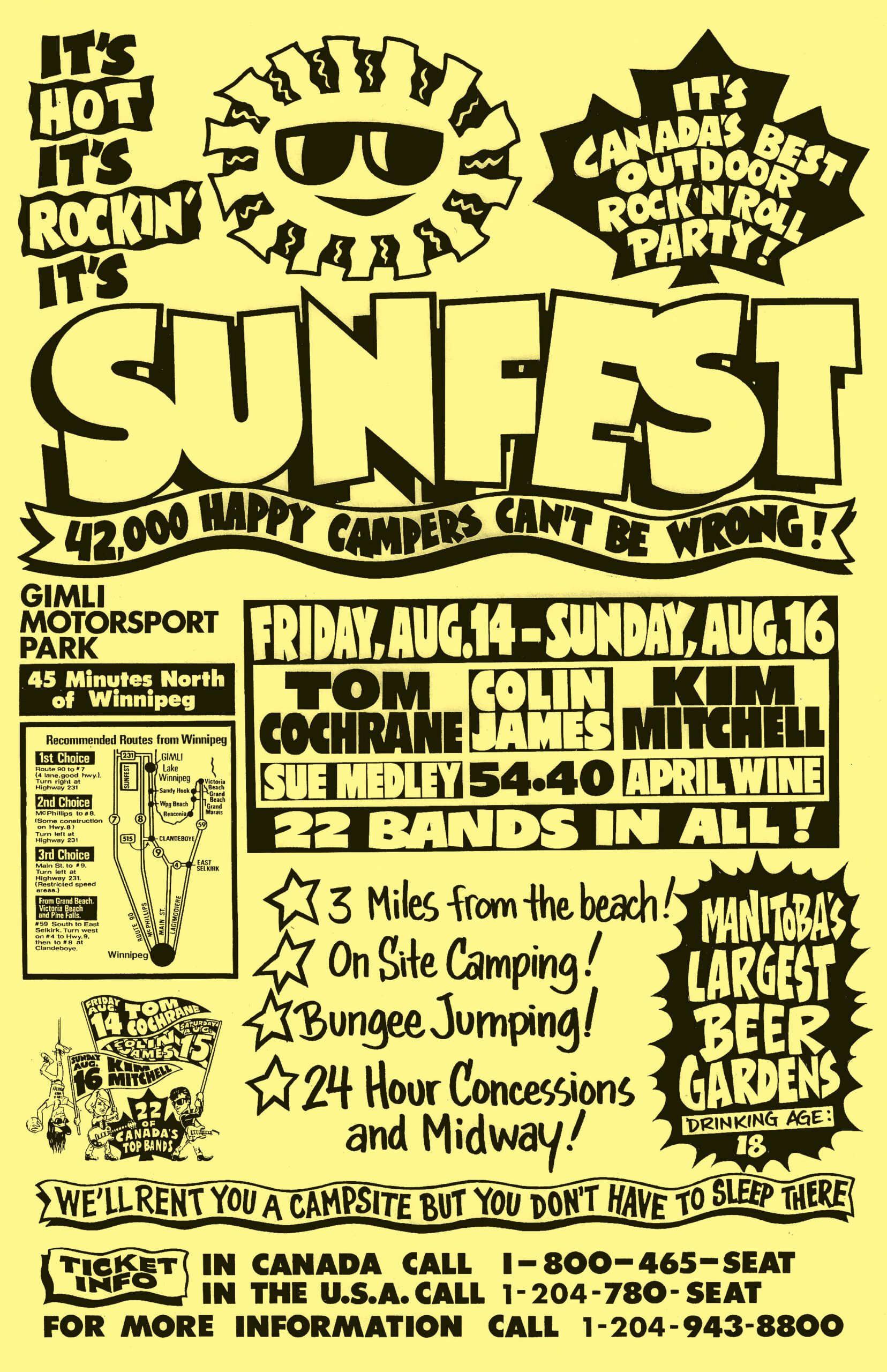 Sunfest Info - 1992