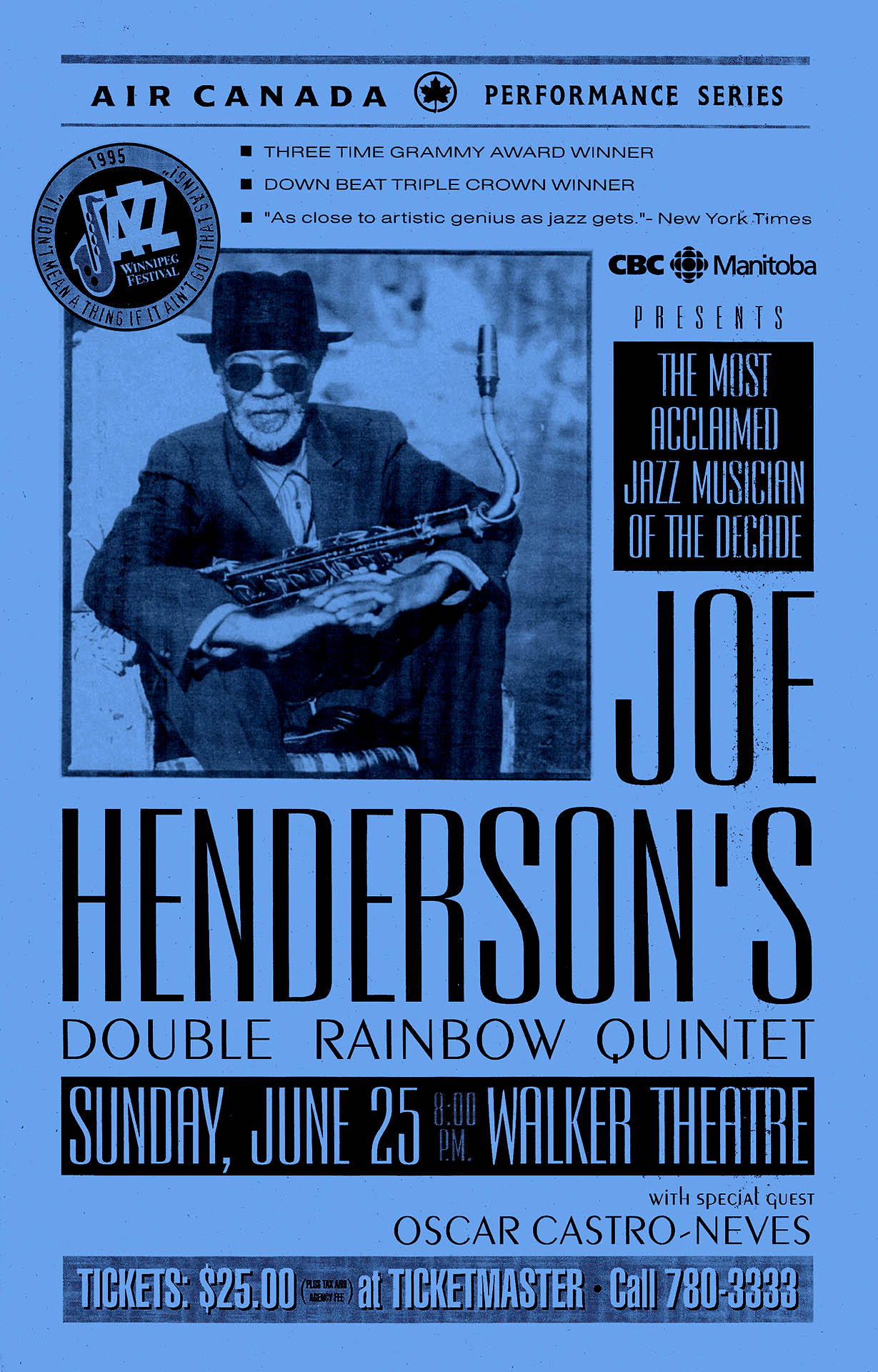 Joe Henderson's Double Rainbow Quintet - 1995