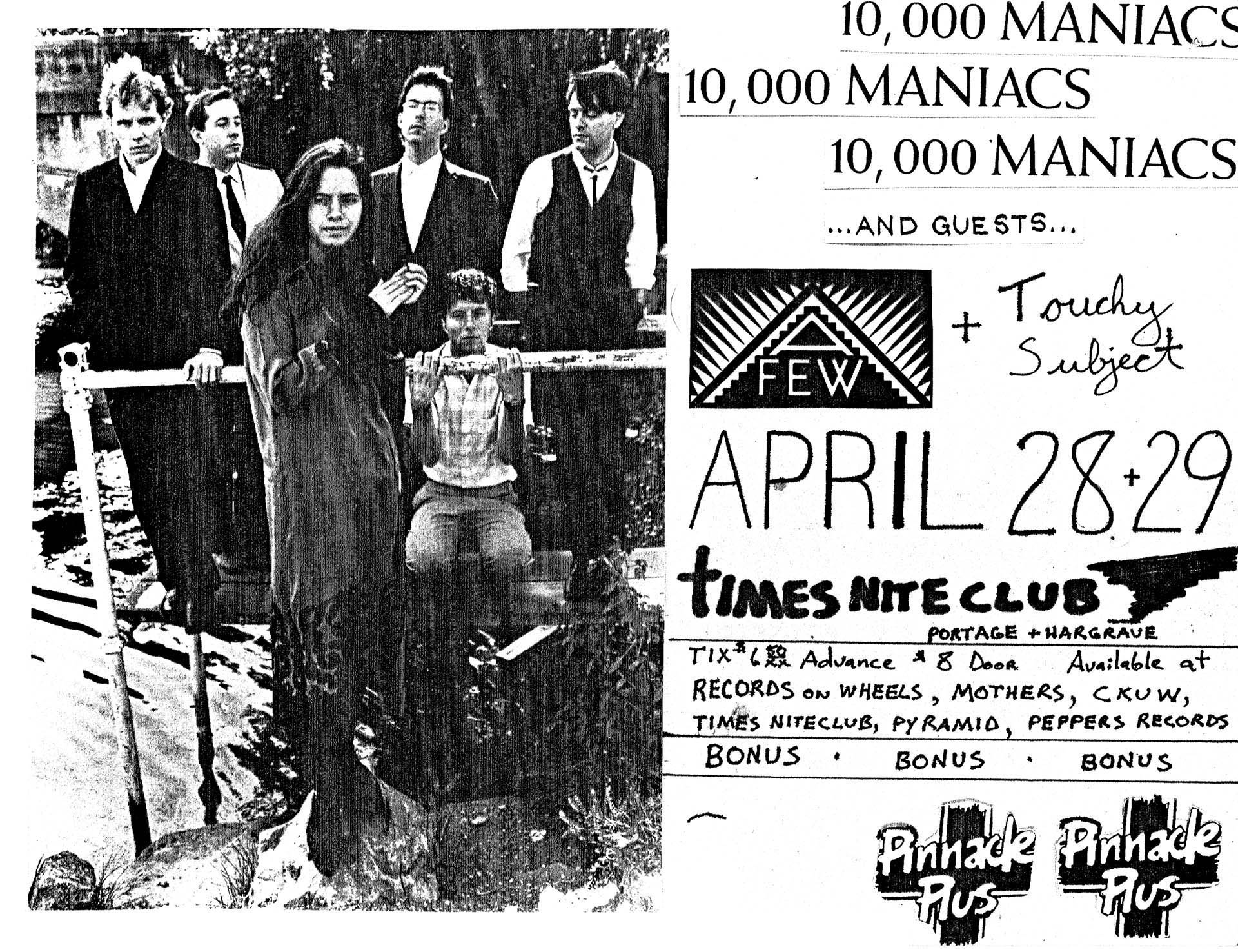 10,000 MANIACS – 1986