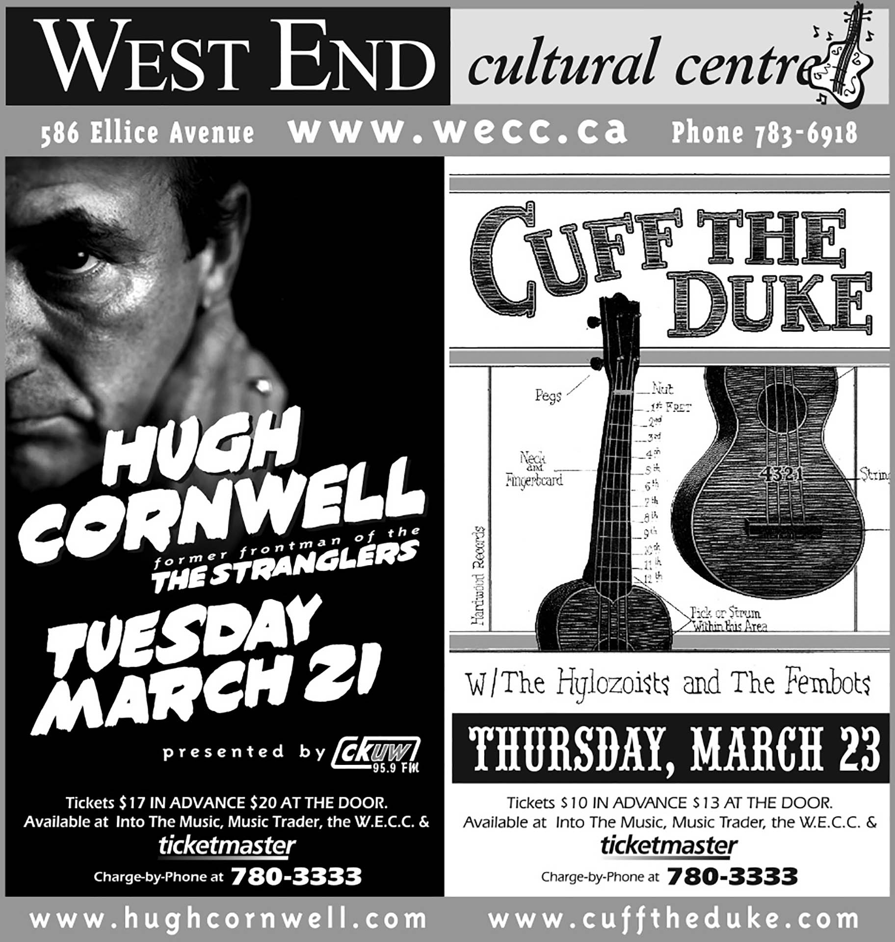 HUGH CORNWELL & CUFF THE DUKE – 2006