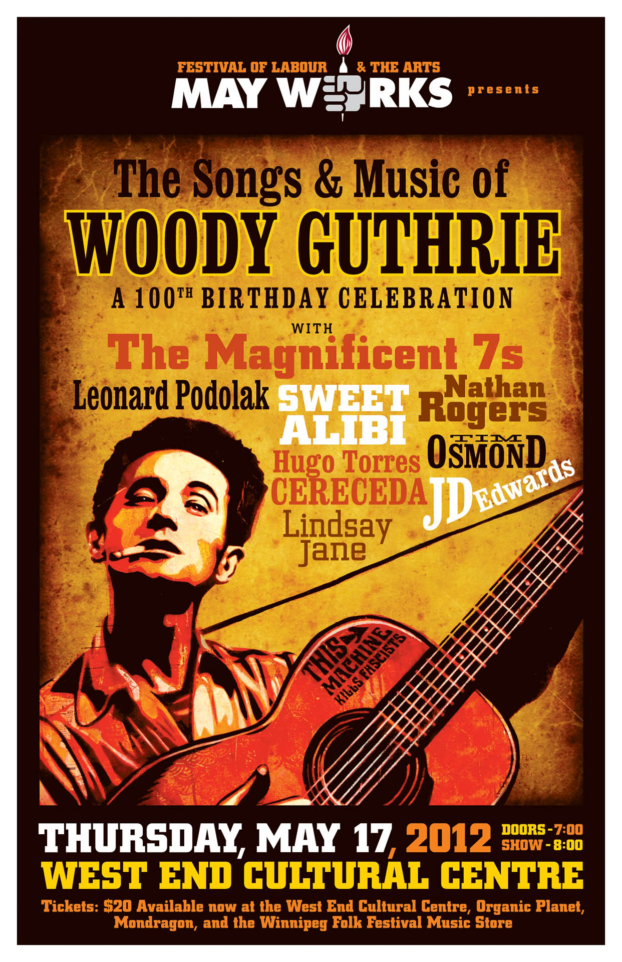 WOODY GUTHRIE 100TH BIRTHDAY – 2012
