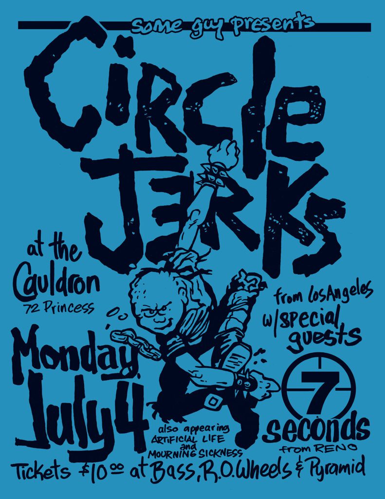 CIRCLE JERKS 1988 Gig Posters 204